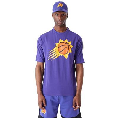 New Era koszulka męska NBA Colour Block Phoenix Suns Oversized T-Shirt purple