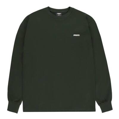 Prosto Klasyk koszulka męska z długim rękawem Longsleeve Lias dark green