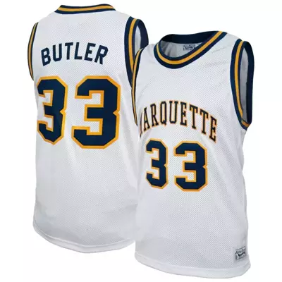 Retro Brand koszulka koszykarska NCAA Jersey Marquette Golden Eagles Jimmy Butler white