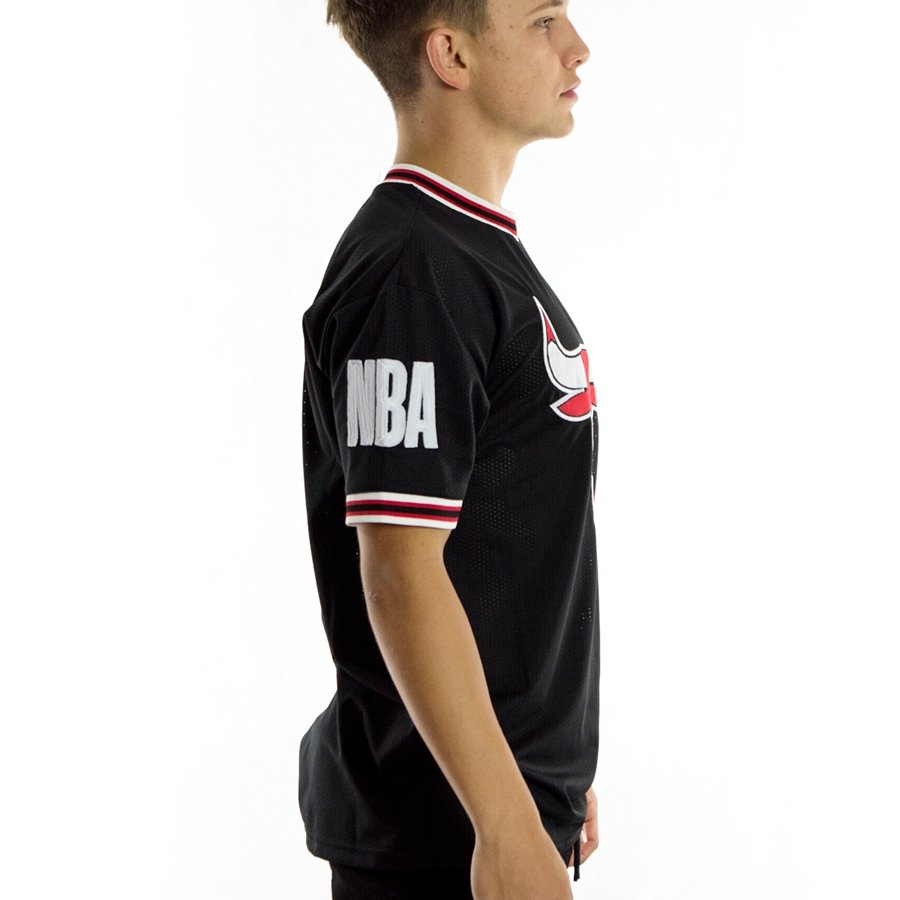 New Era Nba  Chicago Bulls Wordmark Black T-Shirt - · Kales Tiles