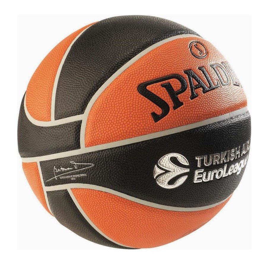 Piłka do koszykówki Spalding TF-500 Euroleague size.7 orange / black