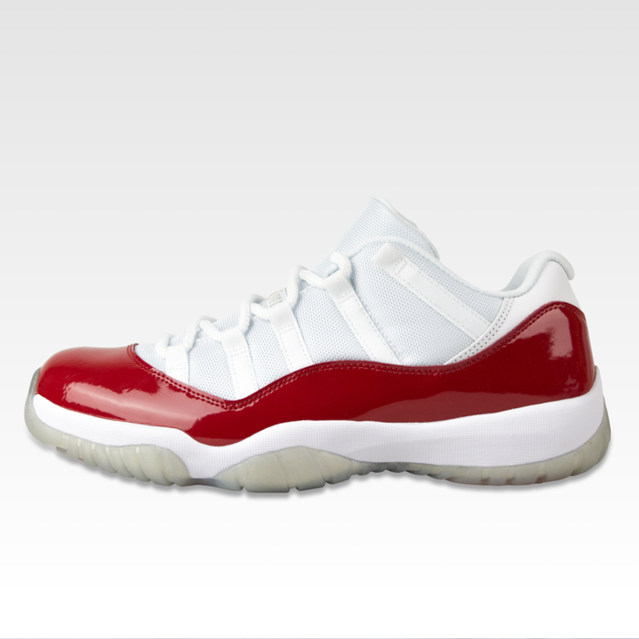 Buty do koszykówki Nike Air Jordan XI Retro Low white / varsity red - black (528895-102) TM