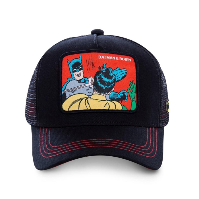 CapsLab Czapka z daszkiem casquette trucker DC Batman & Robin black