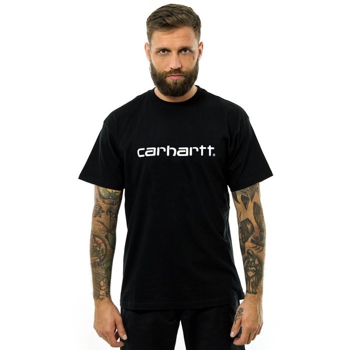 Carhartt WIP Koszulka męska t-shirt Script FW21 black / white