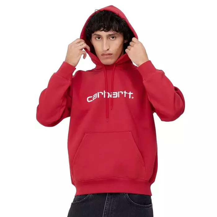 Carhartt WIP bluza męska z kapturem Hooded Carhartt Sweat arcade / white
