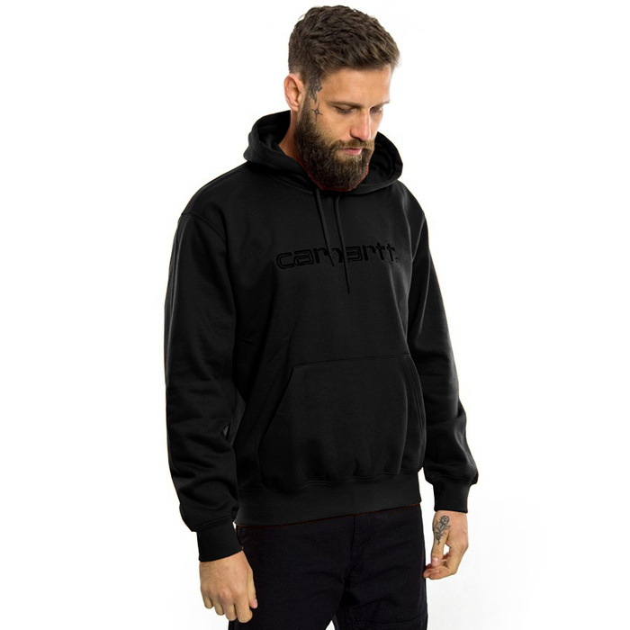 Carhartt WIP bluza męska z kapturem Hooded Carhartt Sweat black-black