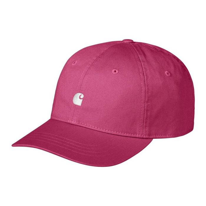 Carhartt WIP czapka z daszkiem Strapback Madison Logo magenta / white