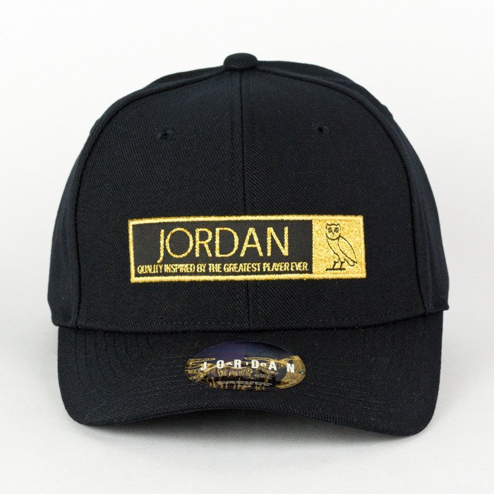 Czapka Air Jordan OVO dad cap black / gold (872840‌-‌010) TM
