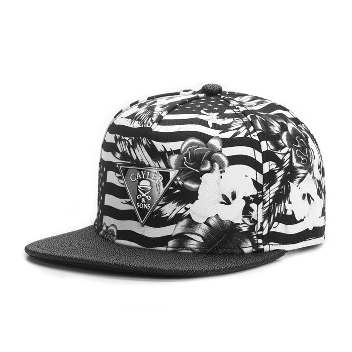 Czapka Cayler and Sons snapback Flagged black / white