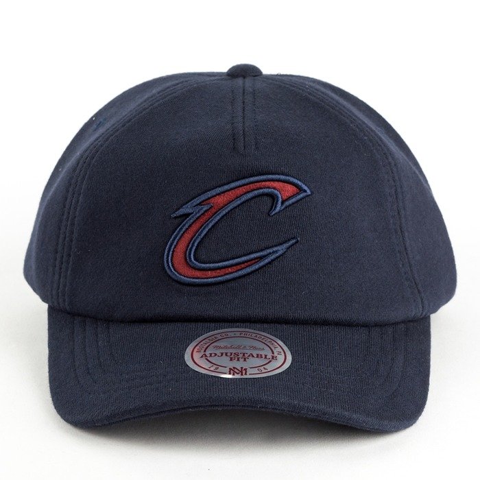 Czapka Mitchell and Ness dad cap Throwback Snapback Cleveland Cavaliers navy