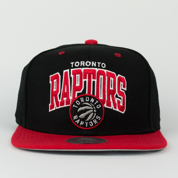 Czapka Mitchell and Ness snapback Team Arch Toronto Raptors black / red