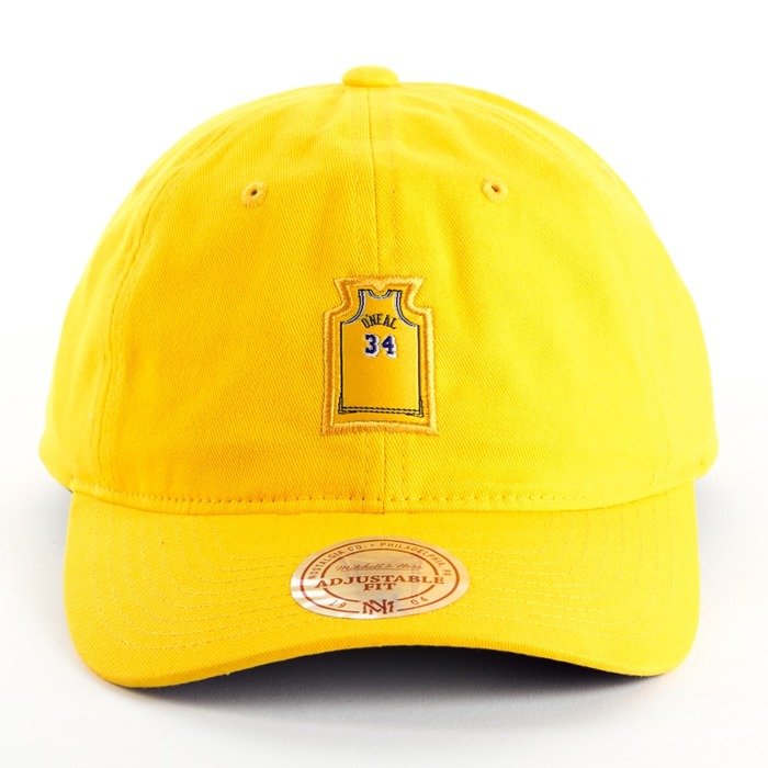 Czapka Mitchell and Ness strapback Small Jersey Los Angeles Lakers Shaquille O’Neal yellow