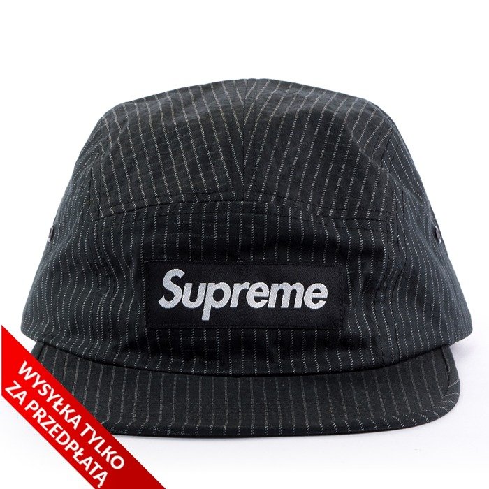 Czapka Supreme 5-panel Overdyed Ripstop Camp Cap black