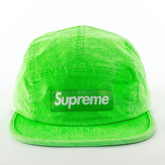 Czapka Supreme 5-panel Washed Canvas Camp Cap green TM