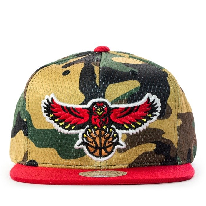 Czapka z daszkiem Mitchell and Ness snapback Cover Atlanta Hawks camo