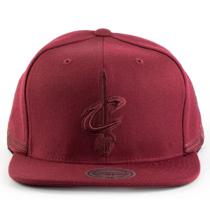 Czapka z daszkiem Mitchell and Ness snapback Tonal Short Hook Cleveland Cavaliers burgundy