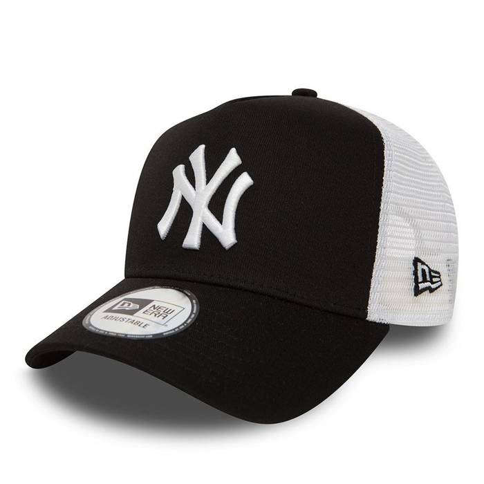 Czapka z daszkiem New Era trucker Clean New York Yankees black / white