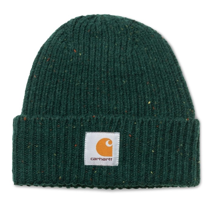 Czapka zimowa Carhartt WIP Anglistic Beanie dark fir heather