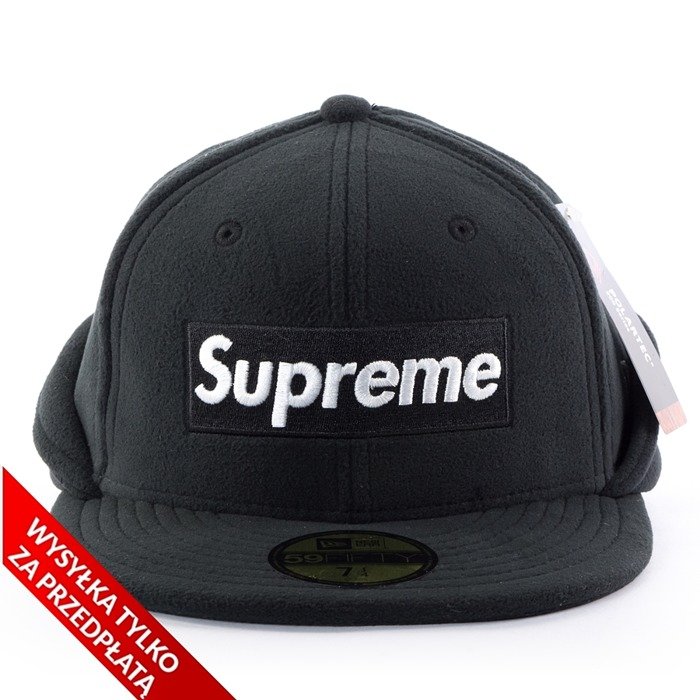 Czapka zimowa Supreme cap Polartec Ear Flap New Era 59FIFTY black