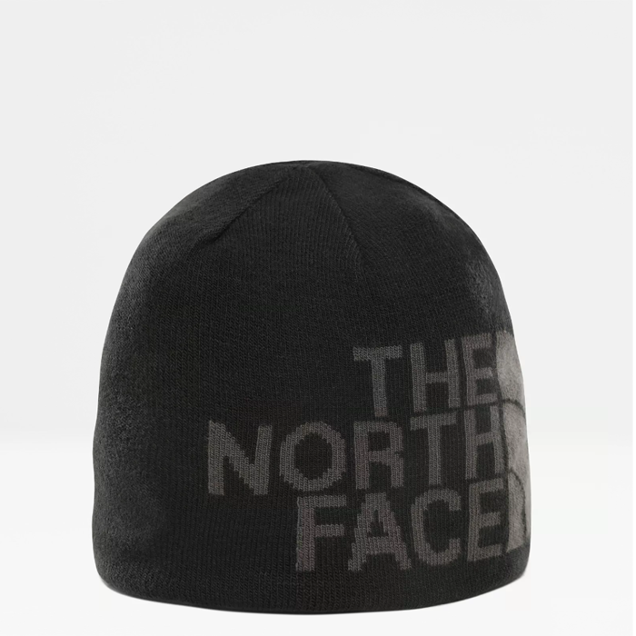 Dwustronna czapka zimowa The North Face Reversible TNF Banner beanie tnf black / asphalt grey (T0AKNDG92)