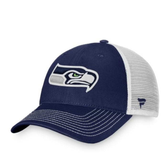 Fanatics czapka z daszkiem Trucker Cap Core Logo Seattle Seahawks navy-white