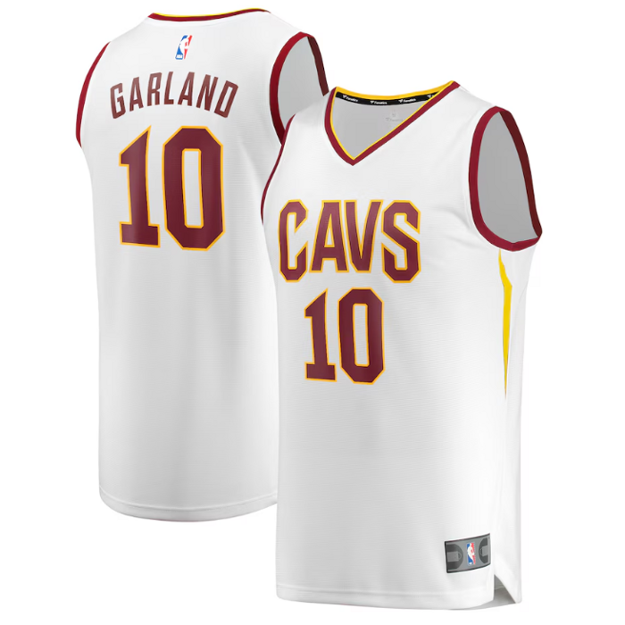 Fanatics koszulka koszykarska Replica Jersey NBA Association Edition Cleveland Cavaliers Darius Garland white (kolekcja młodzieżowa)  