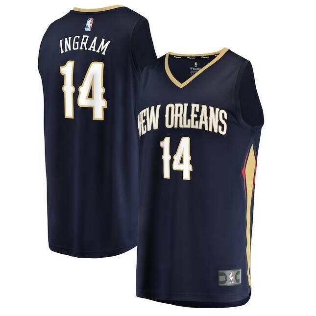 Fanatics koszulka koszykarska Replica Jersey NBA Icon Edition New Orleans Pelicans Brandon Ingram navy