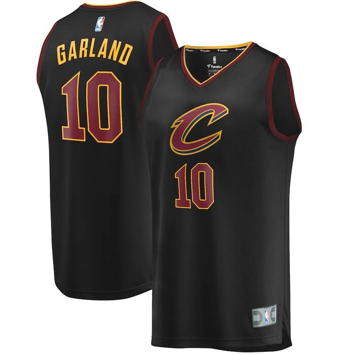 Fanatics koszulka koszykarska Replica Jersey NBA Statement Edition Cleveland Cavaliers Darius Garland black (kolekcja młodzieżowa) 