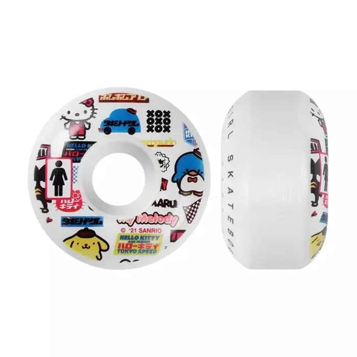 Girl Skateboards koła do deskorolki Sanrio Tokyo Speed Staple Wheels 99a white 4szt. (54mm)