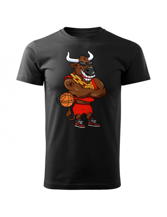 Koszulka Chicago Bulls Polska x MAT Wear t-shirt Muscle Bull black