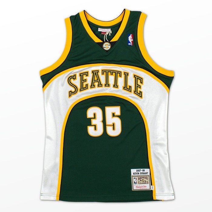 Koszulka Mitchell and Ness authentic jersey HWC Seattle SuperSonics Kevin Durant 2007-08 green