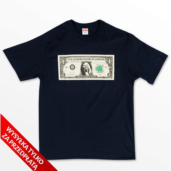 Koszulka Supreme t-shirt Dollar Tee navy