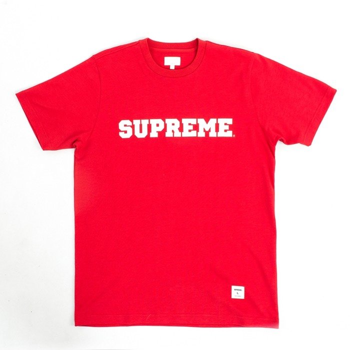 Koszulka Supreme t-shirt logo red TM