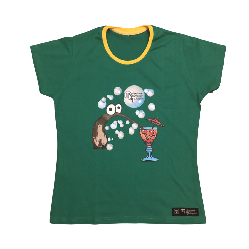 Koszulka damska Melanżowe Akcesoria Tekstylne t-shirt Drunk Kiwi green 