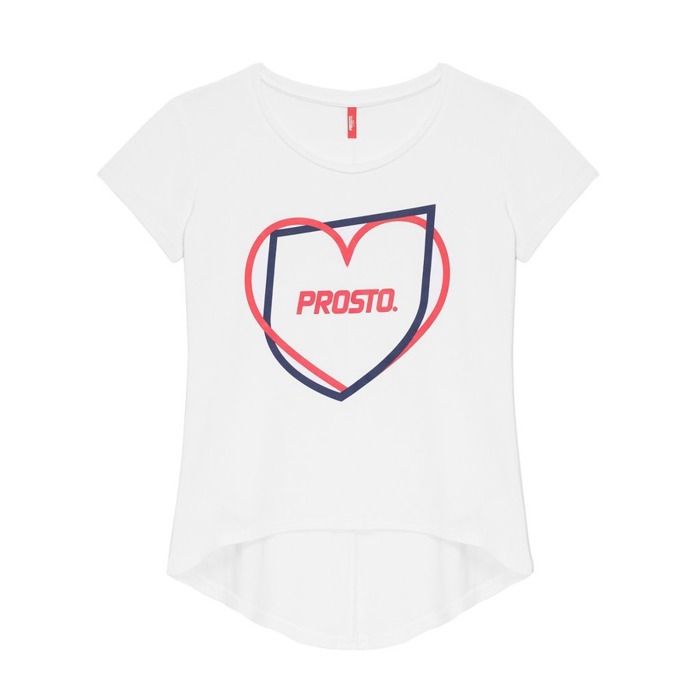 Koszulka damska Prosto Klasyk t-shirt Heart white