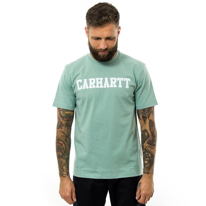 Koszulka męska Carhartt WIP t-shirt College zola / white