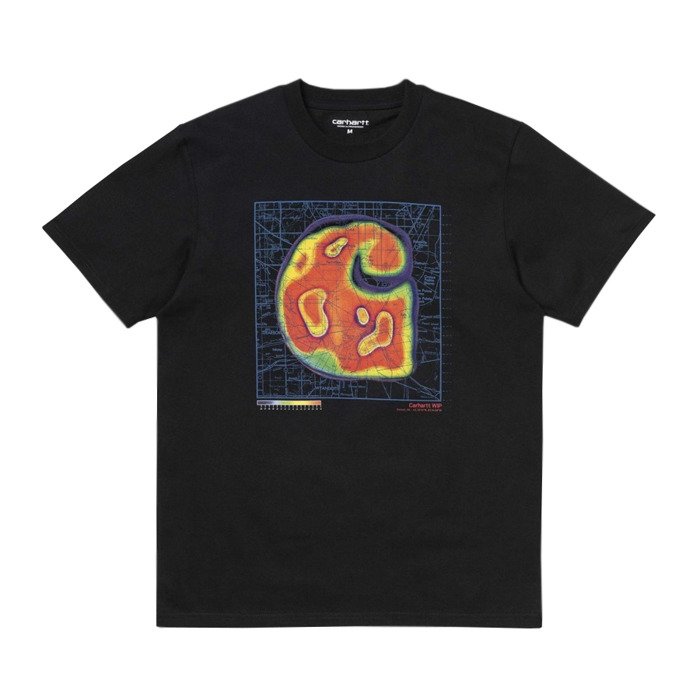 Koszulka męska Carhartt WIP t-shirt Heatmap black