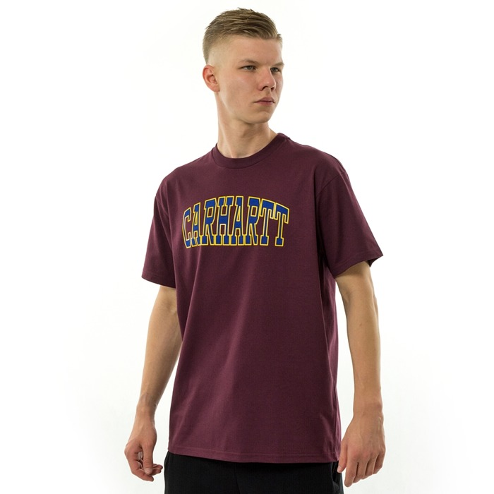 Koszulka męska Carhartt WIP t-shirt Theory merlot