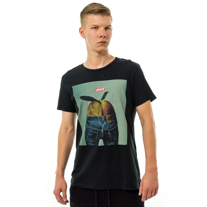 Koszulka męska Levi's® Skateboarding t-shirt Graphic Setin Neck 2 Peach black (22491-0601)