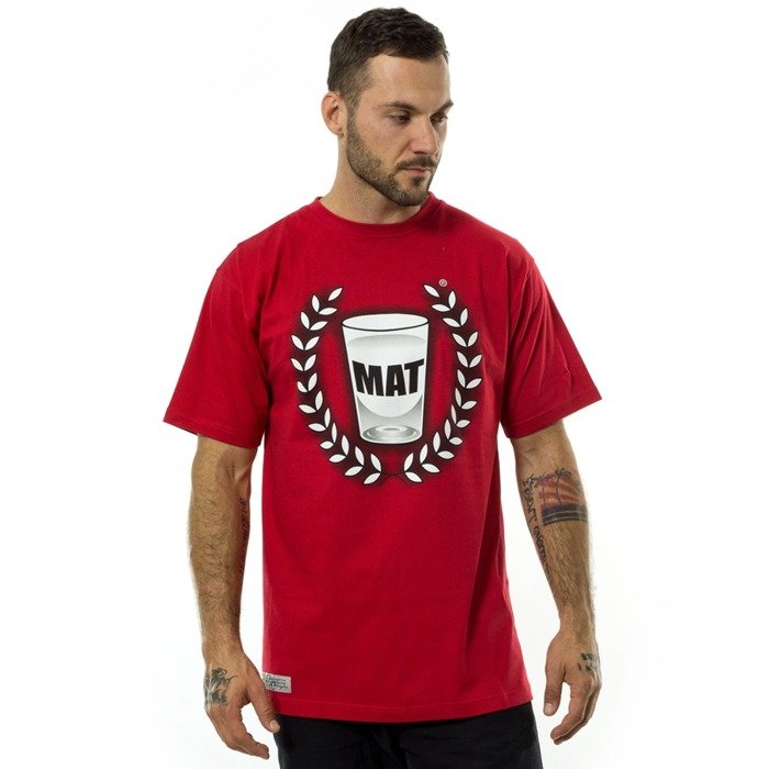 Koszulka męska MAT Wear t-shirt Logo Shadow red