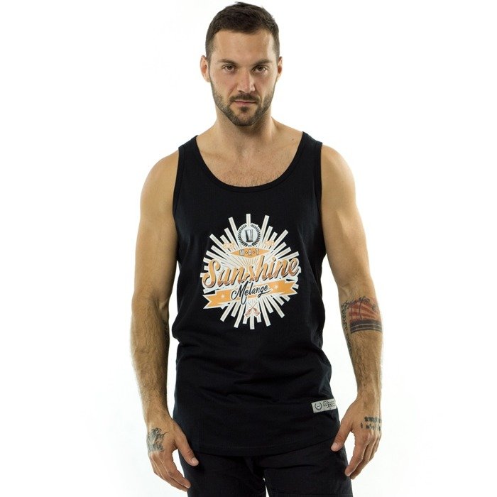 Koszulka męska Melanżowe Akcesoria Tekstylne tank top Sunshine Melange black