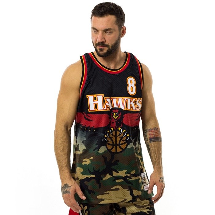 Koszulka męska Mitchell and Ness swingman jersey Camo QS Atlanta Hawks - Steve Smith woodland camo