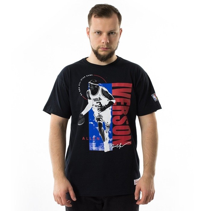 Koszulka męska Mitchell and Ness t-shirt All Star Photo Real Traditional Tee Allen Iverson black