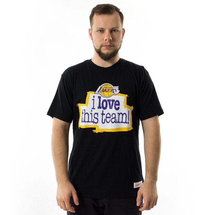 Koszulka męska Mitchell and Ness t-shirt I Love This Team Tailored Tee Los Angeles Lakers black