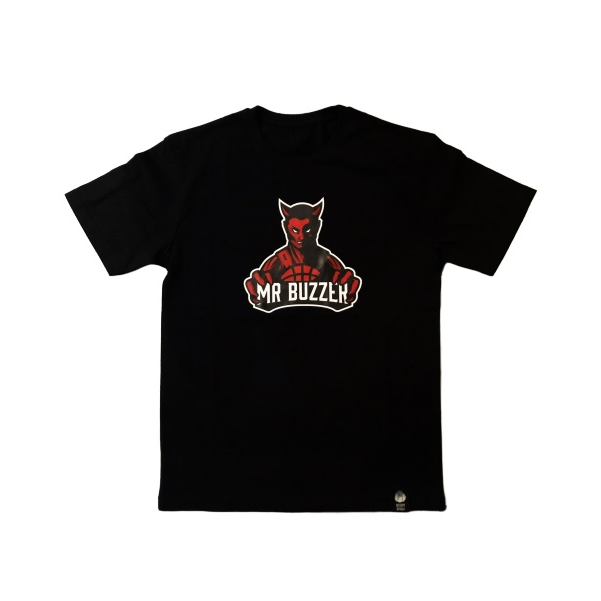 Koszulka męska Mr Buzzer x MAT Wear Logo black