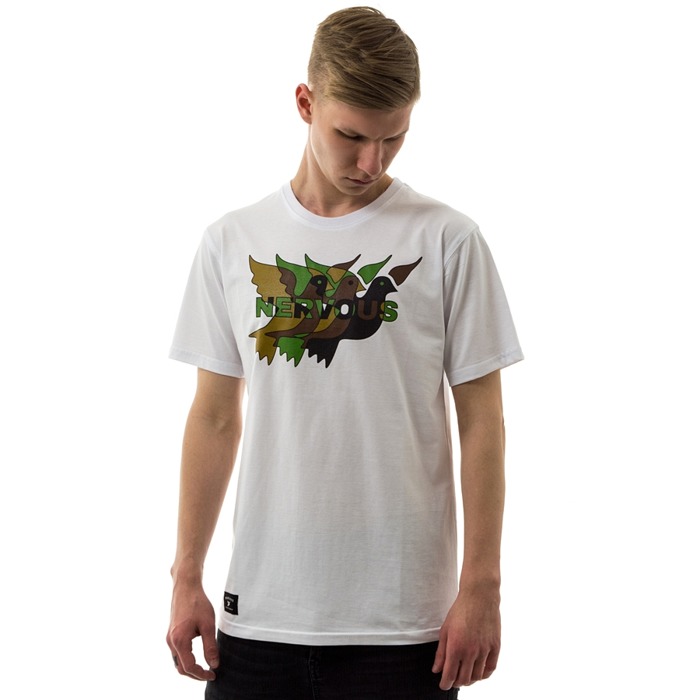 Koszulka męska Nervous t-shirt SS19 Camo White