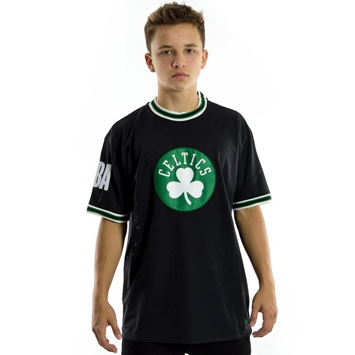 Koszulka męska New Era t-shirt NBA Oversized Applique Boston Celtics black