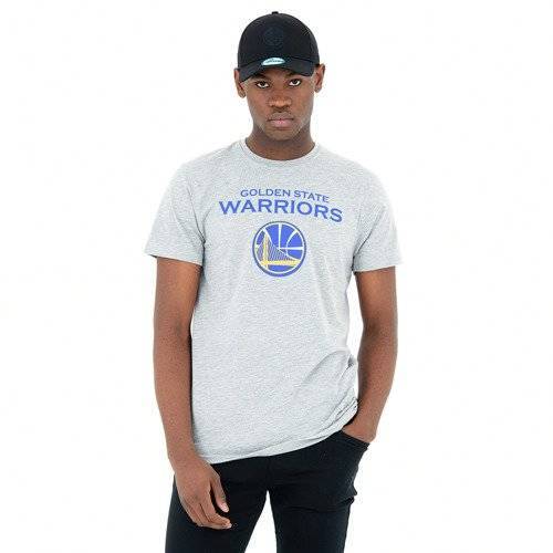 Koszulka męska New Era t-shirt NBA Team Logo Golden State Warriors grey