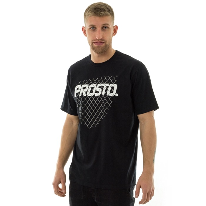 Koszulka męska Prosto Klasyk t-shirt Barrier black