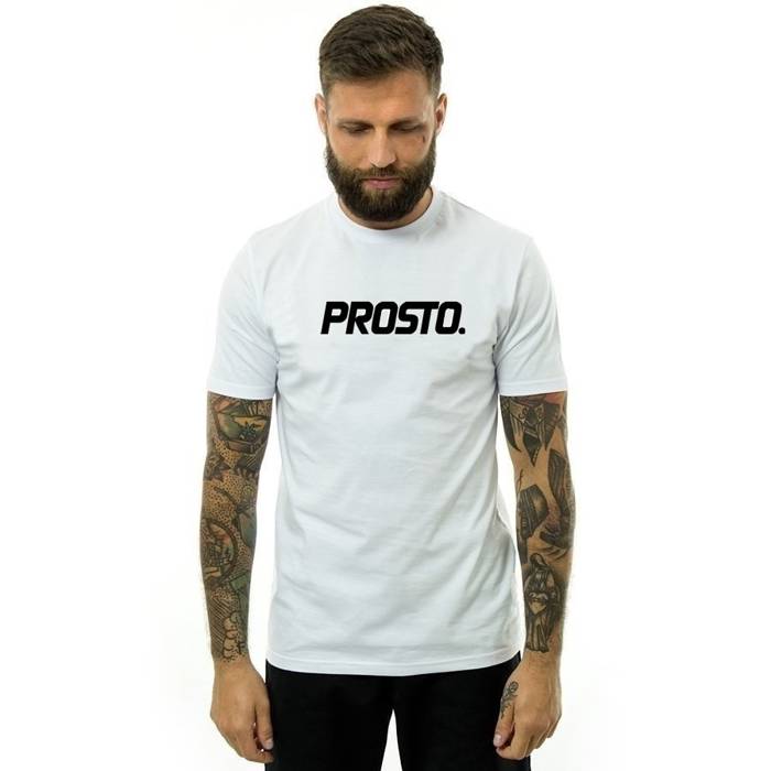 Koszulka męska Prosto Klasyk t-shirt Classic XXI white